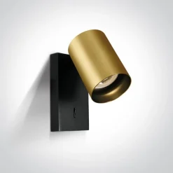 ELATOS K kinkiet mosiężny (65105NA/BBS) - One Light