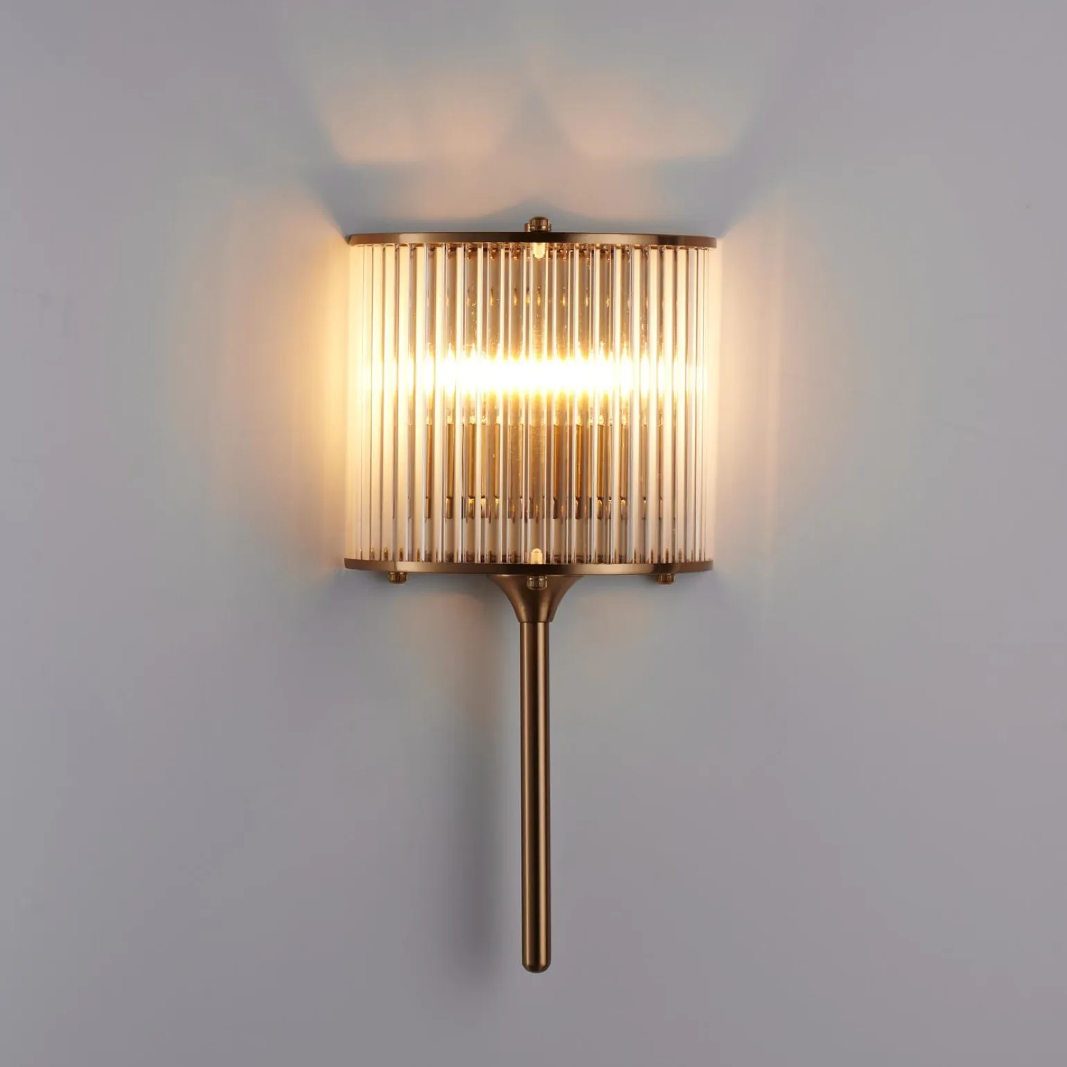 Elegancki kinkiet w stylu glamour SERGIO-1 złota 40 cm (ST-DL8534 gold) - Step into Design