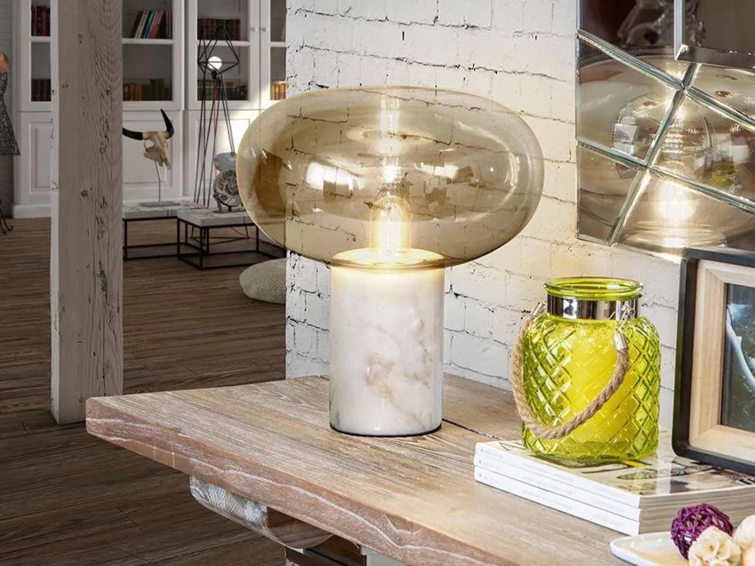 Fungi lampa stołowa 1L (837156) - Schuller