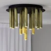 GOCCE Ceiling 13L Raw Brass/Black (108504) Markslojd