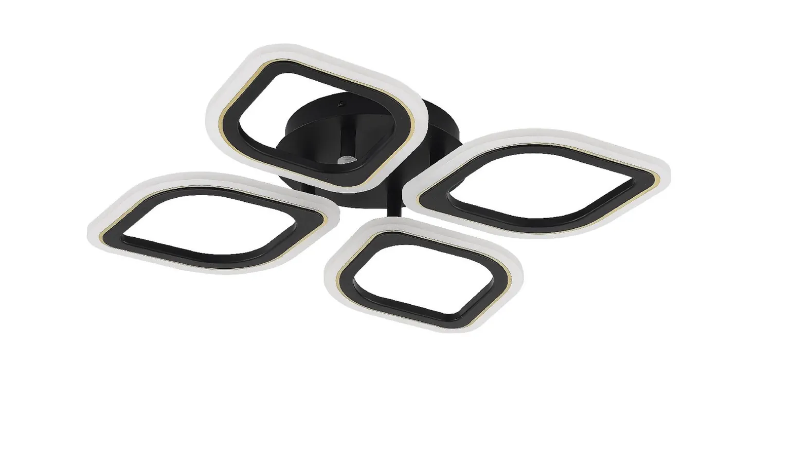 ILLUMIA LAMPA SUFITOWA CZARNA-ZŁOTA/BLACK-GOLD (MS236040R-BK) - Zuma Line