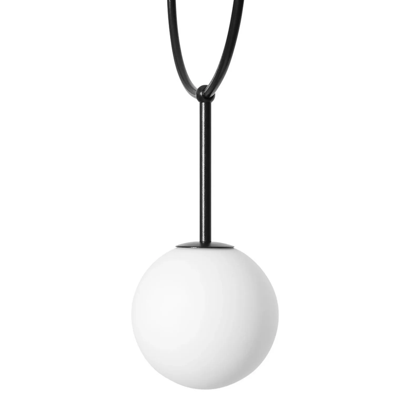 ISUULLA A czarna sufitowa lampa wisząca z podwyższoną szczelnością IP44 (ISA122PS0) - Ummo