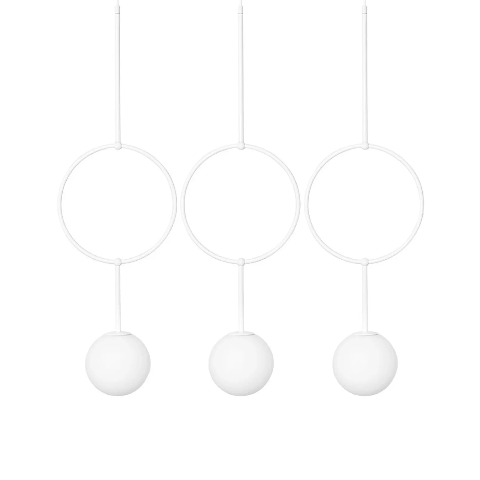 ISUULLA C biała potrójna lampa sufitowa (ISC311P0) - Ummo