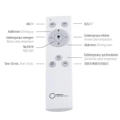 JUPITER LAMPA SUFITOWA BIAŁY (14366-16) - Paul Neuhaus