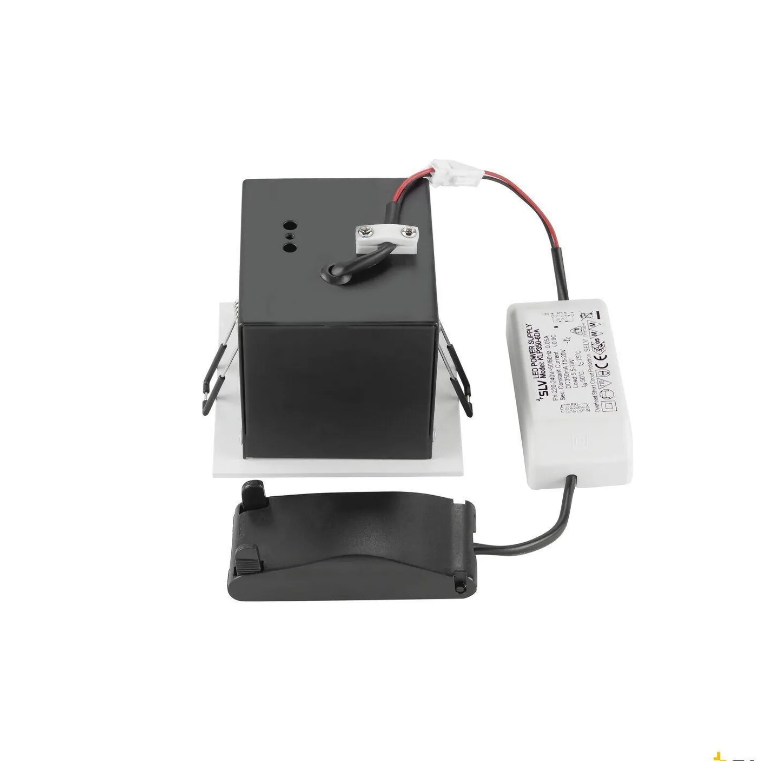 KADUX single, oprawa sufitowa wpuszczana biała (1007552) - SLV