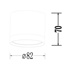 Kendal Oprawa natynkowa 1 x GX53 czarna (LP-6331/1SM L BK) - Light Prestige