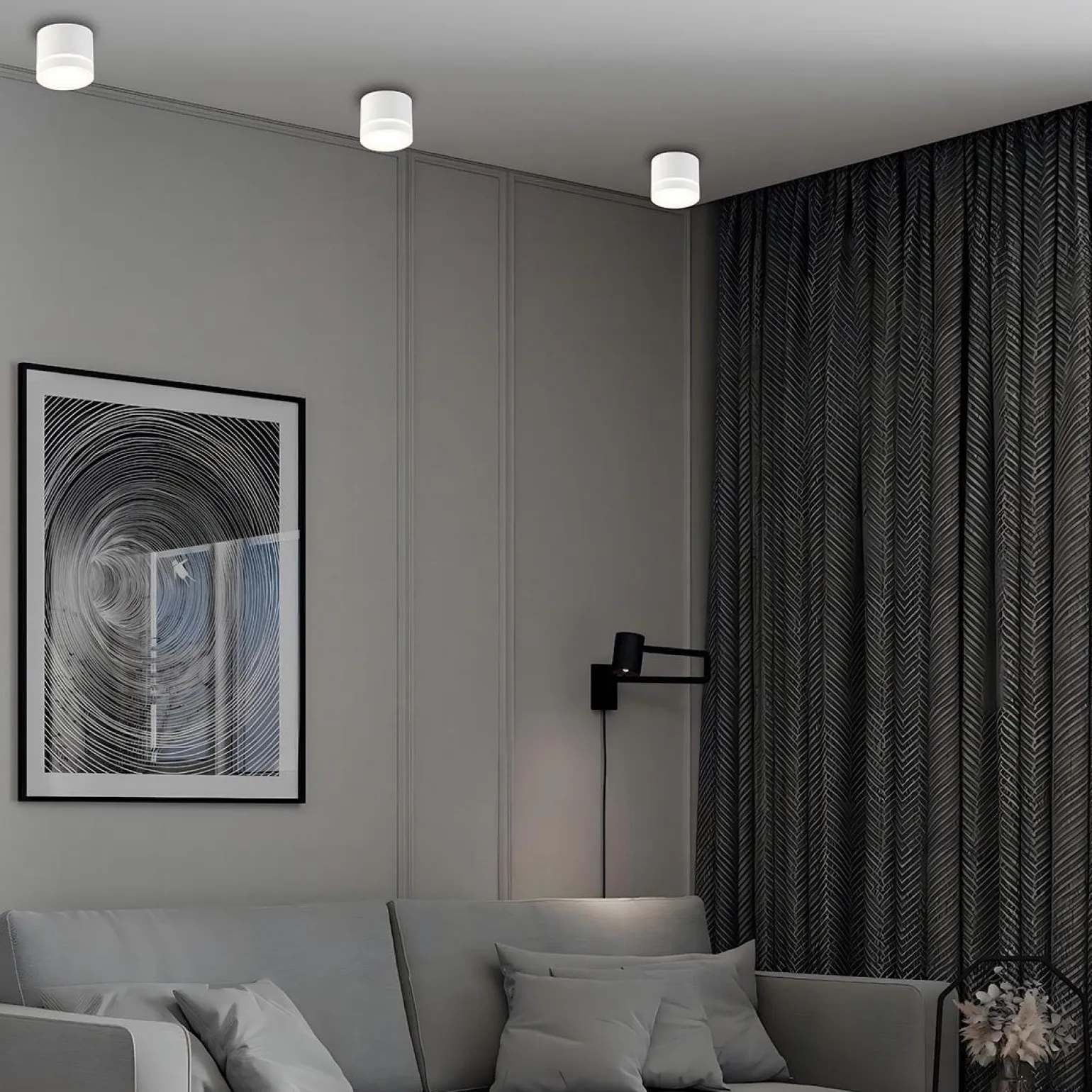 Kendal Oprawa natynkowa 1 x GX53 biała (LP-6331/1SM R2 WH) - Light Prestige