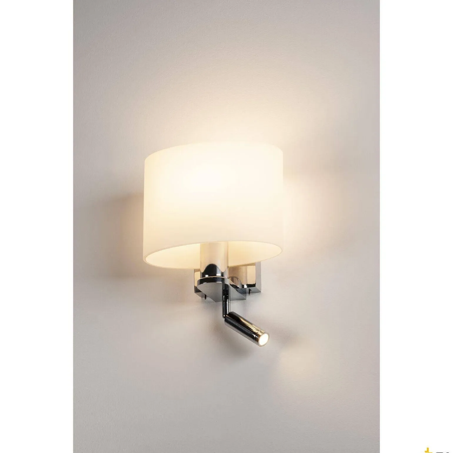 KENKUA SPOT, E27, lampa ścienna natynkowa LED indoor, chrom, 3000K (1002855) - SLV