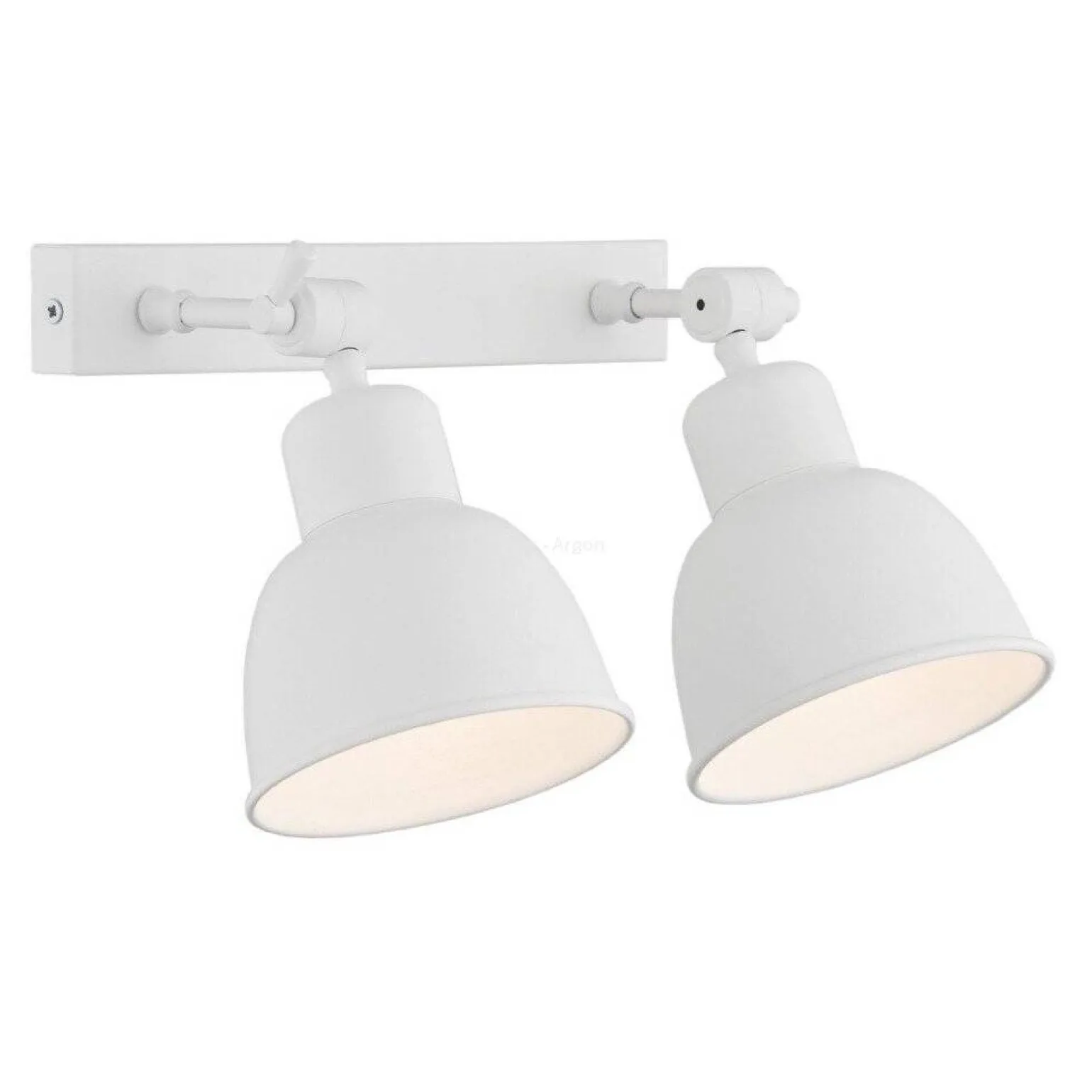 kinkiet 2 pł. EUFRAT biały 2 x E27/60W ARGON 676