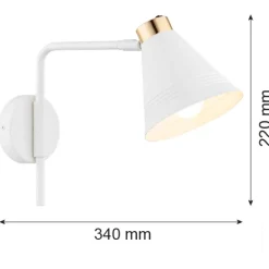 Kinkiet 1 pł. AVALONE (8006) - Argon