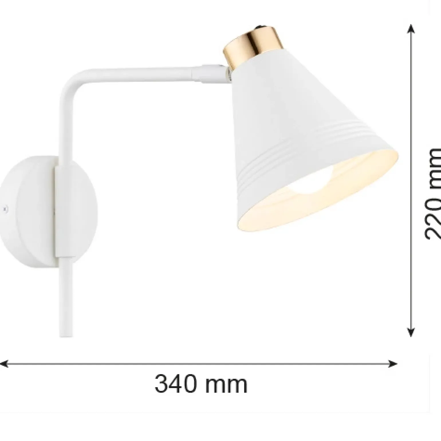 Kinkiet 1 pł. AVALONE (8006) - Argon