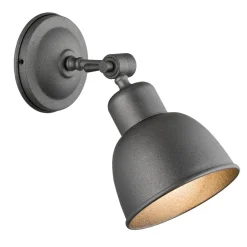 kinkiet 1 pł. EUFRAT antracyt 1 x E27/60W ARGON 3183