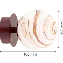 Kinkiet / plafon 1 pł. FABIO (8455) - Argon