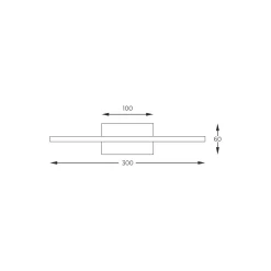 Kinkiet ARBI ZŁOTY/GOLD (RLB96473-1B) - Zuma Line