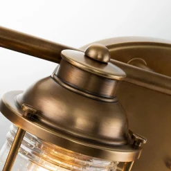 Kinkiet Ashlandbay - 4 źródła światła - Naturalny mosiądz (QN-ASHLANDBAY4-NBR-BATH) - Quintiesse