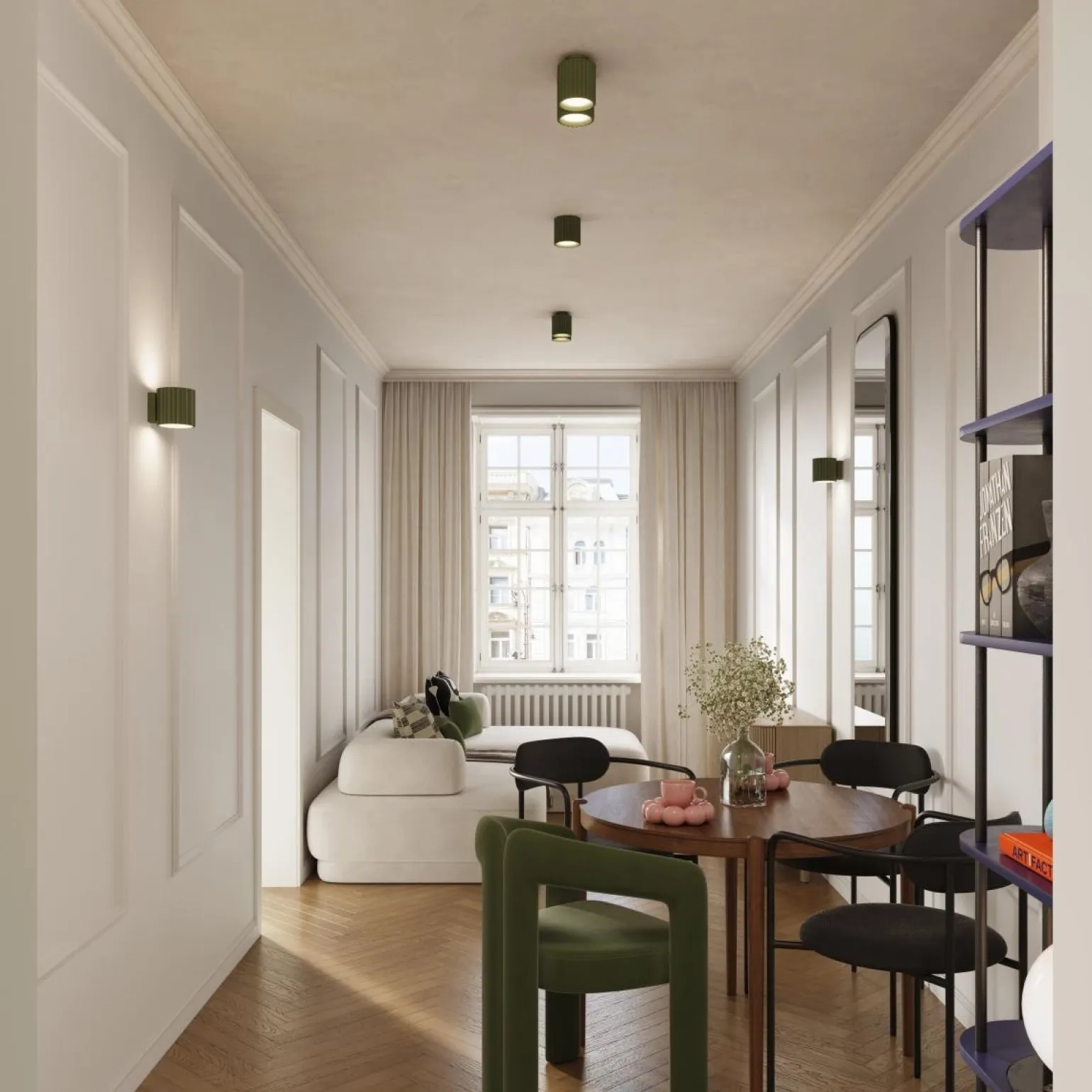 Kinkiet AURA zielony oliwkowy G9 (SL.1796) - Sollux Lighting