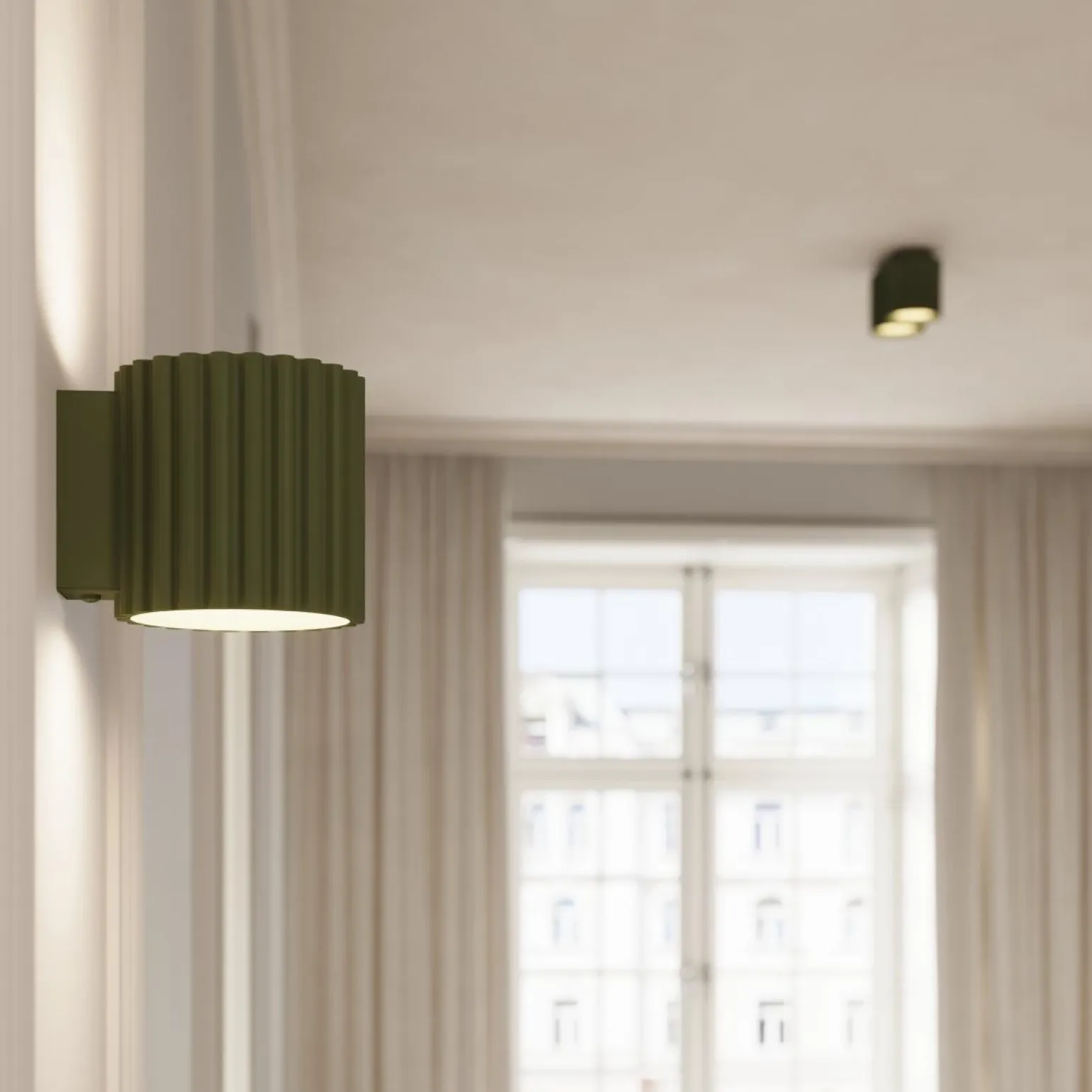 Kinkiet AURA zielony oliwkowy G9 (SL.1796) - Sollux Lighting