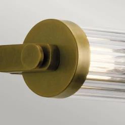 Kinkiet Azores - 4 źródła światła - Naturalny mosiądz (QN-AZORES4-NBR) - Quintiesse