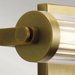 Kinkiet Azores - 2 źródła światła - Naturalny mosiądz (QN-AZORES2-NBR) - Quintiesse