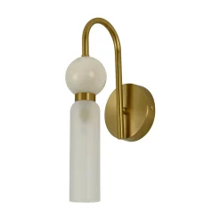 Kinkiet Bilo II 1xG9 Złoty Mosiądz (WL0110) - Yaskr