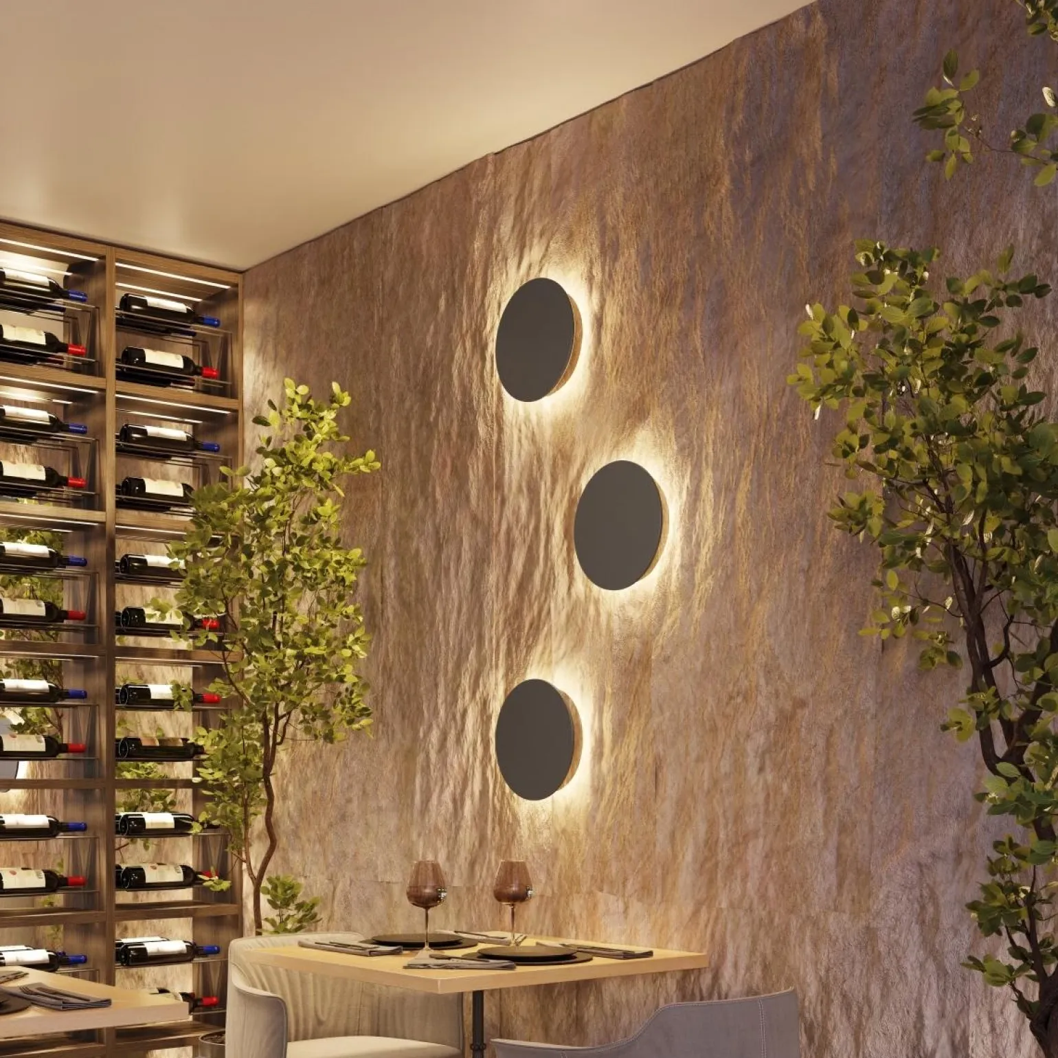 Kinkiet BORGEN czarny LED 3000K (TH.469) - Thoro Lighting