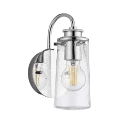 Kinkiet Braelyn - 1 źródło światła - Polerowany chrom (QN-BRAELYN1-PC) - Quintiesse