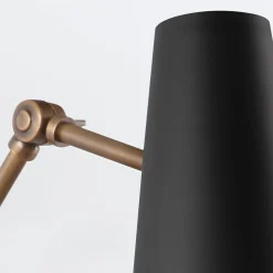 Kinkiet Brickell - 1 źródło światła - Matowa czerń (QN-BRICKELL-1WB-MBHL) - Quintiesse