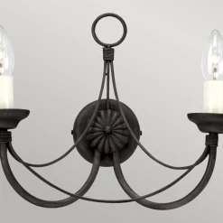 Kinkiet Carisbrooke (CB2-BLACK) - Elstead Lighting