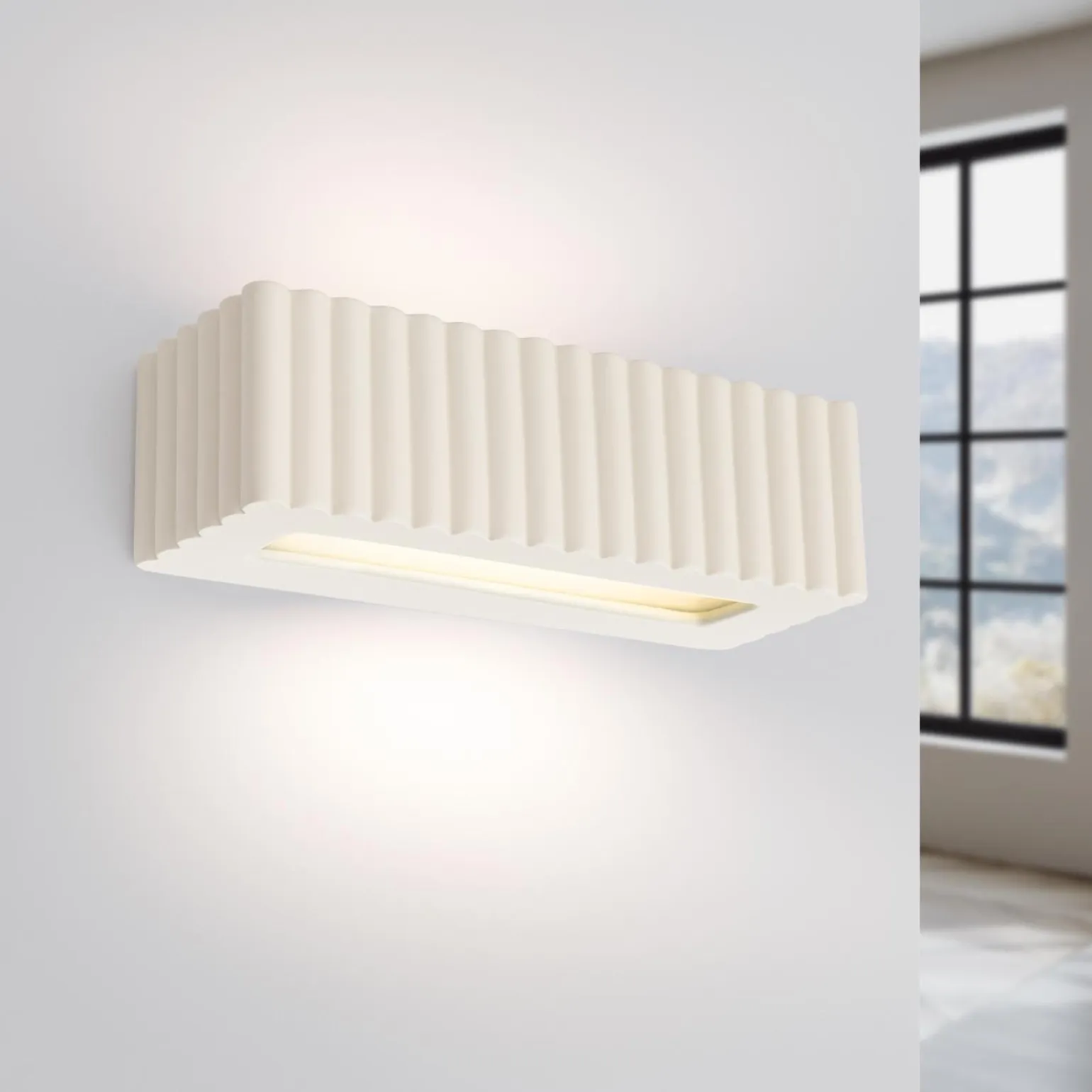 Kinkiet ceramiczny RIGATA beżowy (SL.1886) - Sollux Lighting