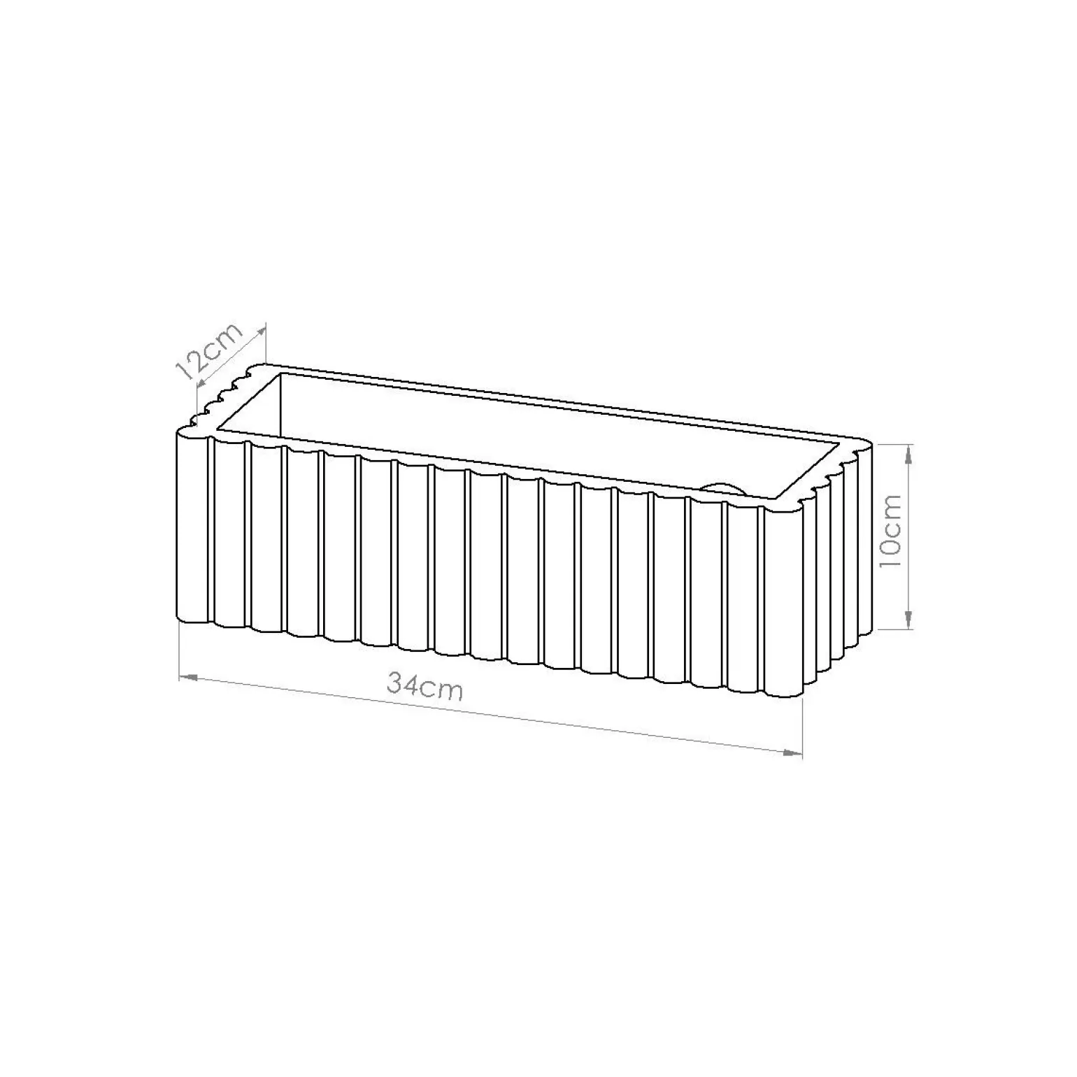 Kinkiet ceramiczny RIGATA beżowy (SL.1886) - Sollux Lighting