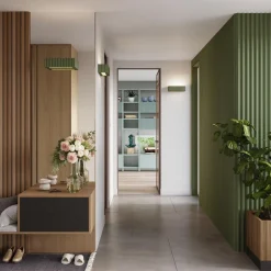 Kinkiet ceramiczny RIGATA zielony oliwkowy (SL.1888) - Sollux Lighting