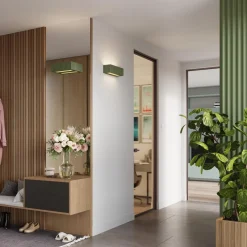 Kinkiet ceramiczny RIGATA zielony oliwkowy (SL.1888) - Sollux Lighting