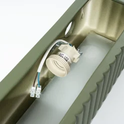 Kinkiet ceramiczny RIGATA zielony oliwkowy (SL.1888) - Sollux Lighting