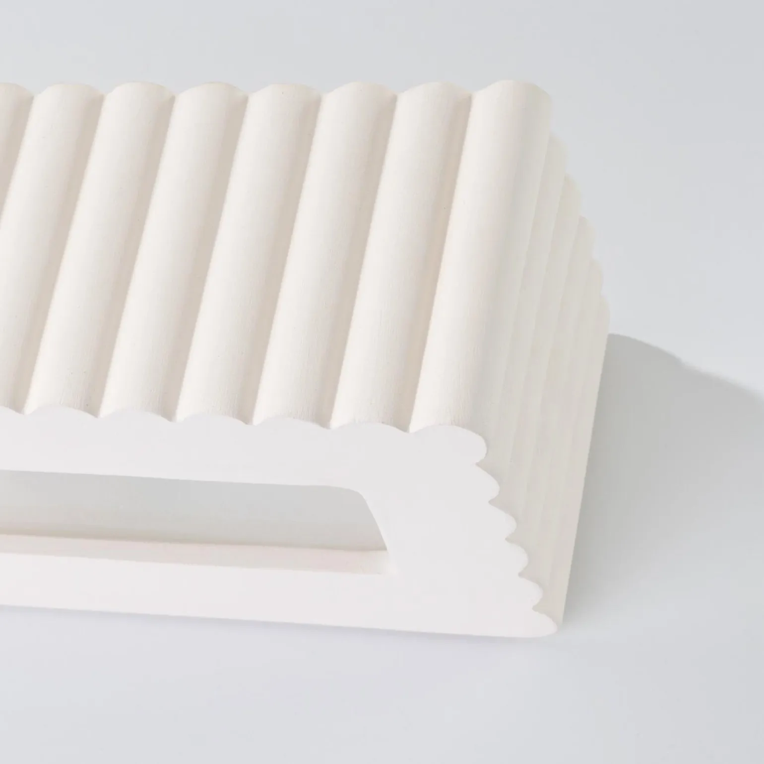 Kinkiet ceramiczny RIGATA biały (SL.1885) - Sollux Lighting