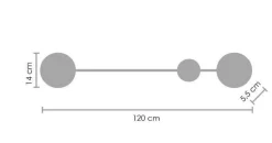 Kinkiet Clex 2 Kol. Czarny 3000K (MW1133-86) - Step into Design