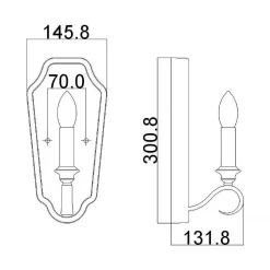 Kinkiet DeWitt (FE-DEWITT1) - Elstead Lighting
