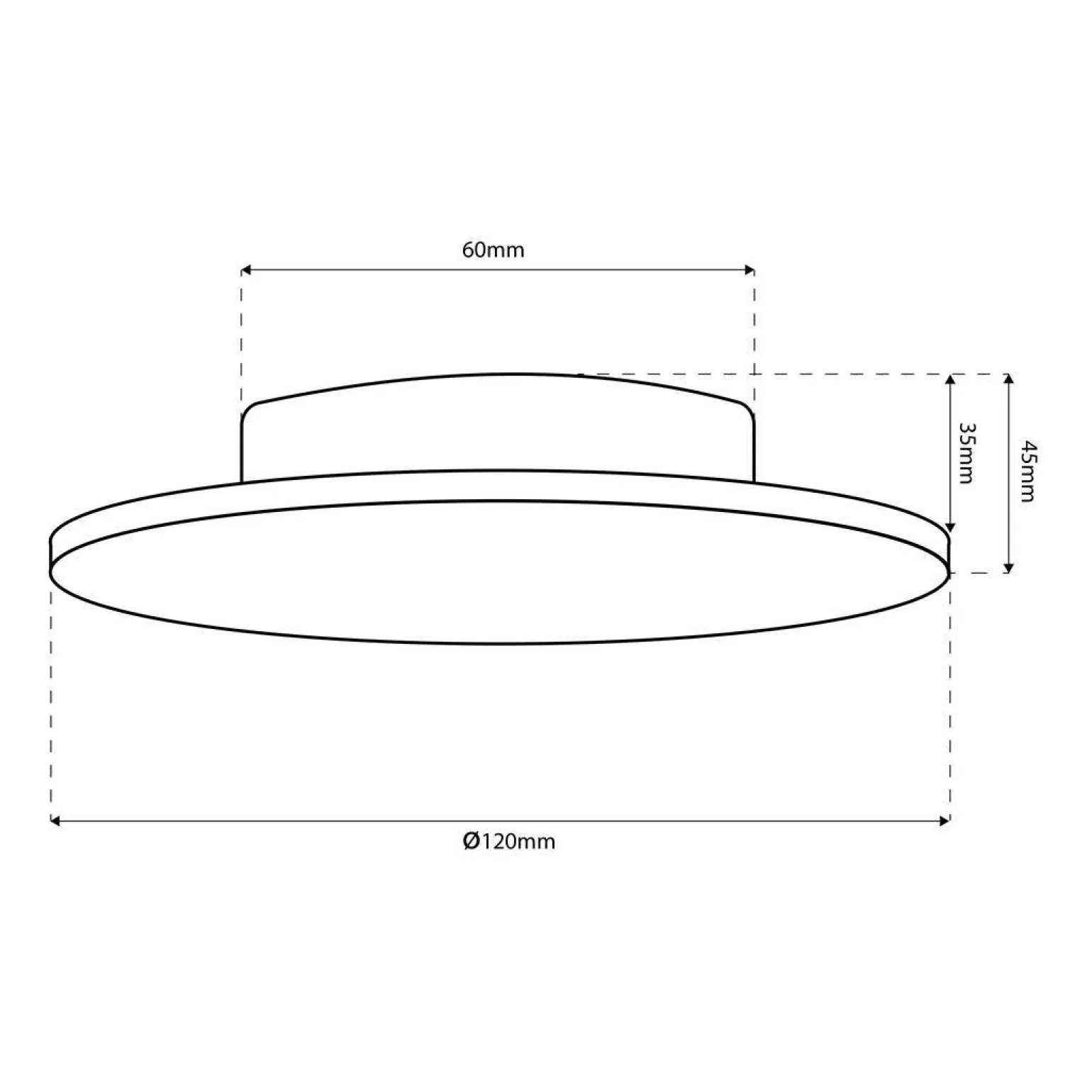 Kinkiet Disk 9W 3CCT IP65 Czarny (ML1285) - Milagro