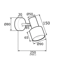 Kinkiet DORIA (4265) - ARGON