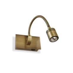 Kinkiet DYNAMO AP1 mosiądz (121352) Ideal Lux