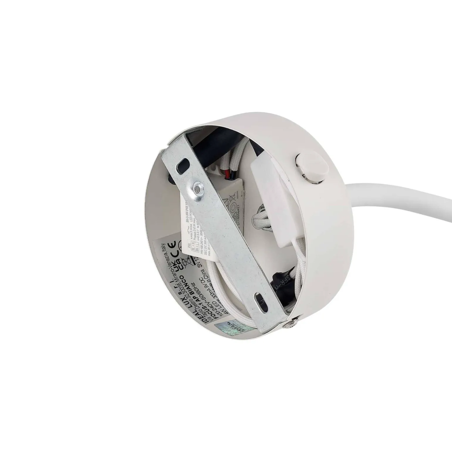 Kinkiet FOCUS AP1 kol. biały (097183) Ideal Lux