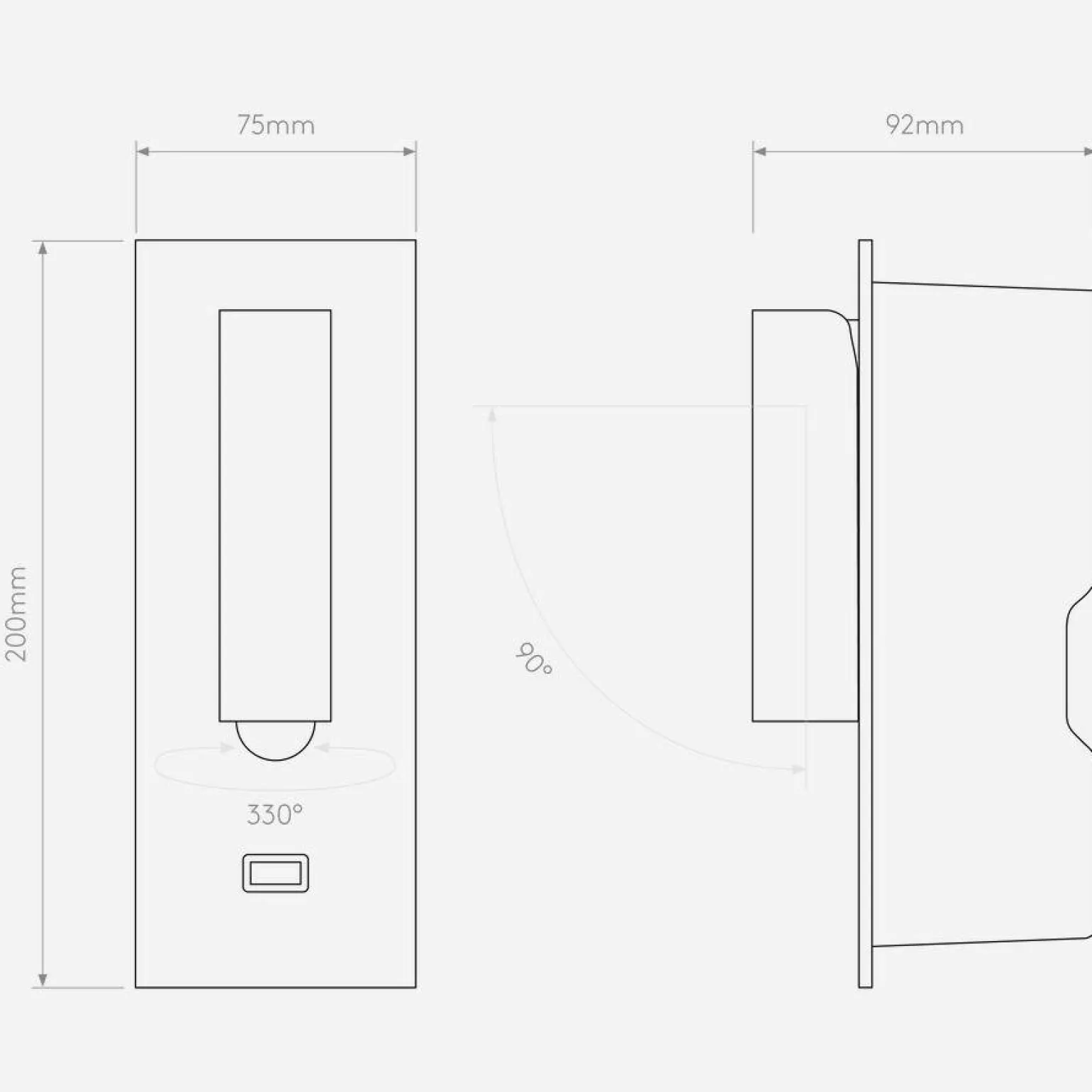 Kinkiet Fuse 3 z ładowaniem USB typu C (1215143) - Astro Lighting
