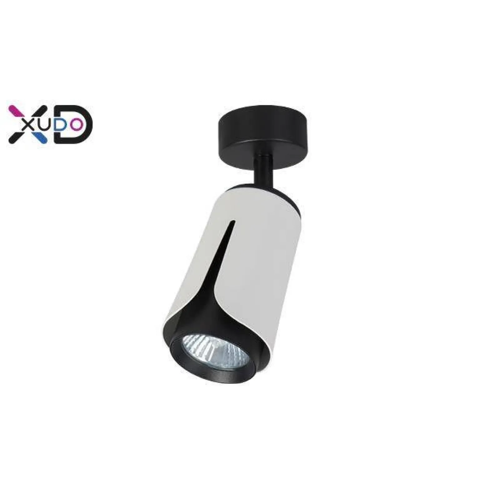 Kinkiet GU10 LED x1 biały+czarny (XD-IK261W) - Xudo