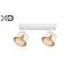 Kinkiet GX53 LED x2 biały+złoty (XD-IK282W) - Xudo