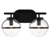 Kinkiet Hollis (HK-HOLLIS2-C-BK-BATH) - Elstead Lighting