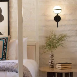 Kinkiet Hollis (HK-HOLLIS1-O-BK-BATH) - Elstead Lighting