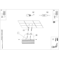 Kinkiet KARBON 20 czarny (SL.1649) - Sollux Lighting