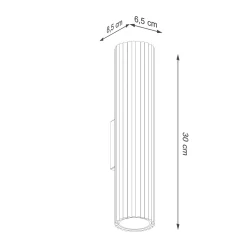 Kinkiet KARBON 30 taupe (SL.1776) - Sollux Lighting
