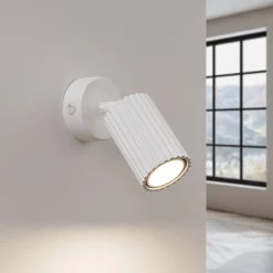 Kinkiet KARBON biały z włącznikiem (SL.1541) - Sollux Lighting