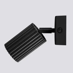 Kinkiet KARBON czarny z włącznikiem (SL.1579) - Sollux Lighting