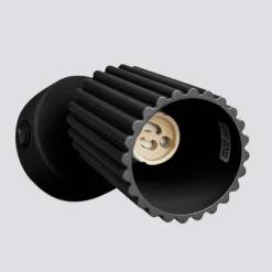 Kinkiet KARBON czarny z włącznikiem (SL.1579) - Sollux Lighting